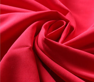 Çin 230T Kırmızı Polyester Rayon Spandex Kumaş, Konfeksiyon için Jersey Örme Kumaş Tedarikçi