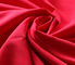 230T Kırmızı Polyester Rayon Spandex Kumaş, Konfeksiyon için Jersey Örme Kumaş Tedarikçi